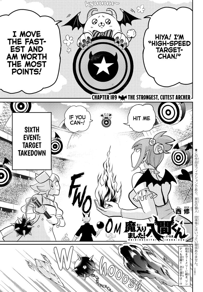 Welcome to Demon School! Iruma-kun, Chapter 189 image 02